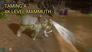 Ark survival evolved mobile | taming a 4k level mammuth(super man)