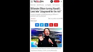 Billionaire Ellison turning Hawaii&rsquo;s Lanai into &ldquo;playground for the rich&rdquo;