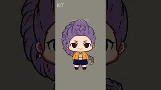DRAW Like a Pro Chibi Rumi of KPOP Demon Hunter on Tablet #ChibiDrawing #KpopFanart