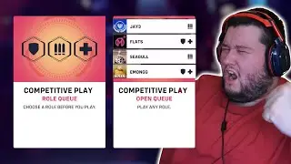 I played Overwatch 2 COMPETITIVE for the first time!!! w/ Seagull, Emongg, and Jay3!