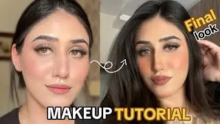 Elegant & Long-Lasting Wedding Guest Makeup| DETAILED TUTORIAL FOR BEGINNERS 🤍🌸| Adv.Alishba