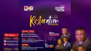 RESTORATION POWER FOR LIVING PRAYER SERVICE | TUESDAY 26 OCTOBER 2021