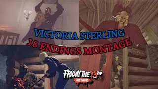 Victoria Sterling 18 Endings Montage. Friday the 13th The Game