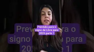 Previs&atilde;o para o signo de Libra para 2026 parte 1. #shorts #tarot #signos