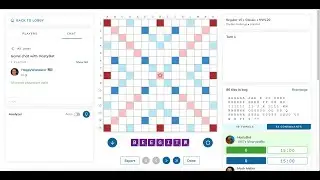Woogles Scrabble site tutorial