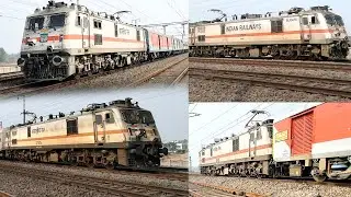 BACK TO BACK NON STOP WAP 7 SPEED DOMINATION 🔥 | KULIK+KOLKATA JAMMUTAWI+BALURGHAT SMVT  EXPRESS