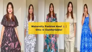 Pregnancy Try-On Haul 👗 | Classy & Fashionable Maternity Wear| 