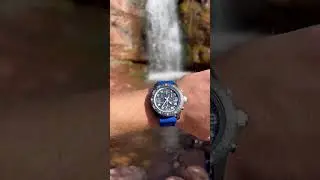 Royal Blue WIS Watch Strap on the Breitling Endurance Pro!