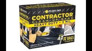 Member's Mark Commercial Contractor Clean-Up Bags (42 gal., 42 ct.) - Trash Bags - Overview