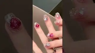 Shiny Barbie Press-on Nails