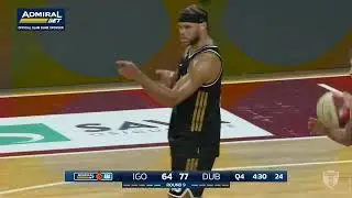 Justin Anderson too fast on the fast break! (Igokea m:tel - Dubai Basketball, 8.12.2025)