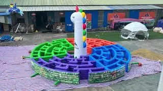 inflatable maze