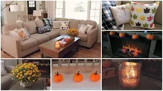 Fall Decor - My Fall Living Room Tour