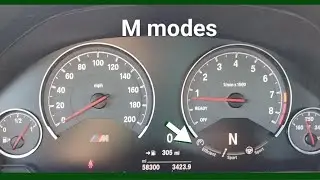 Testing ///M throttle modes in a manual BMW f80 M3: Efficient vs. Sport vs. Sport Plus