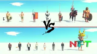 Ancient Humans Faction Vs Modern Humans Faction ARBS | Animal Revolt Battle Simulator