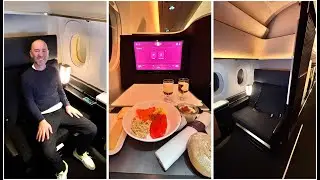 НОВЫЙ Swiss Brand A350-900 в первом и бизнес-классе | Прага - Цюрих