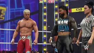 WWE 2K23 CODY RHODES & JEY USO VS THE JUDGMENT DAY | FASTLANE | FOR THE UNDISPUTED WWE TAG TEAM CHAM