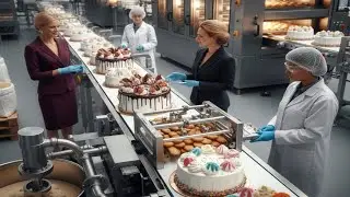 How Cake Is Made | Wheat Grain to Cake Factory Process