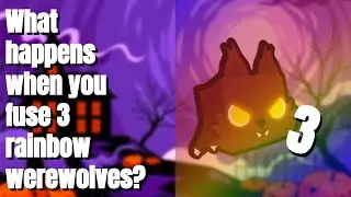What happens when you fuse 3 rainbow werewolves? PET SIM X HALLOWVEMBER UPDATE