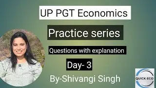UP PGT Economics 2016 PYQs | Full Explanation & Practice for Upcoming Exam