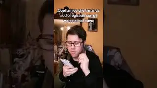 👀 #humor #amico #auricolari #chat #audio #vocal #ironia
