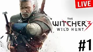 The Witcher 3 Wild Hunt LIVE &ndash; Part 1 | New Adventure Begins! | Hindi/English Gameplay