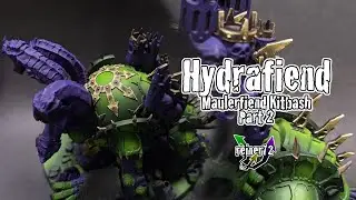 Painting Non-Metallic Gold on a custom Liquefactor Maulerfiend - Pt 2