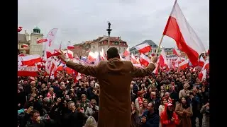Массовые протесты в Польше: тысячи людей вышли на митинг против миграционного пакта ЕС и нелегаль...