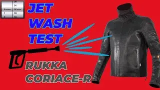 2-минутный тест на струйную стирку &mdash; мотоциклетный костюм RUKKA Coriace-R 4K, видео | Bikerheadz.co.uk