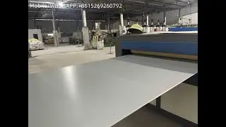 PP hollow sheet corrugated sheet making production line in customer's factory