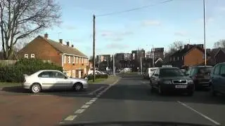 Driving On Blackpole Road, Brickfields Road & Langdale Drive, Worcester, England 26th February 2012