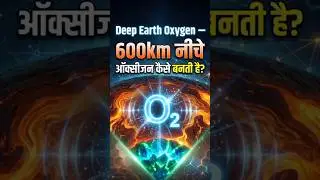 &ldquo;600 KM नीचे धरती में ऑक्सीजन कैसे बनती है? | Deep Earth Science&rdquo; #facts #shorts