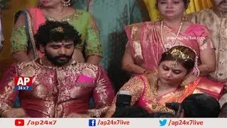 Actress Namitha Veerendra Chowdhary Wedding Function | Celebrities Full Video | AP24x7