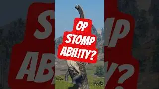 Brachiousaurus Stomp Ability! Too OP? #priorextinction #dinosaur #brachiosaurus