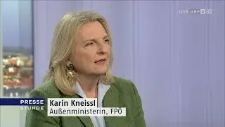 Karin Kneissl - ORF-Pressestunde - 7.4.2019