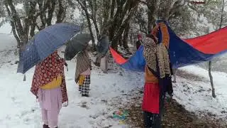 This is Himalayan Village Life into The Snow | Village in Winter far From Nepal |