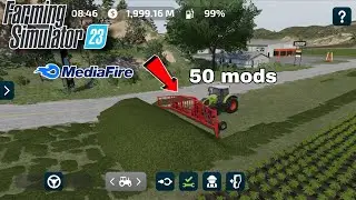 Fs23 mods - Willock Farm Hayfork - CLAAS , Lizard SM 82 - 50 mods 