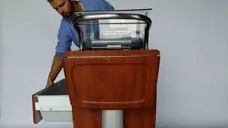 MedViron Rise Height Adjustable Hospital Bassinets - Drawer Operation
