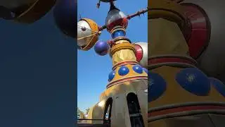 One of my son&rsquo;s ALL TIME Favorite rides at Disneyland: The Astro-Orbiter! #disneyland #cutekid