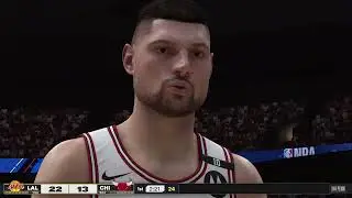 NBA 2K25 LA Lakers at Chicago