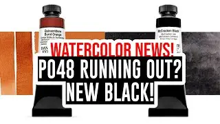 Watercolor News 🎨 - Daniel Smith News - PO48 no longer manufactured? New black!