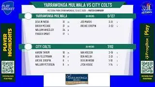 Yarrawonga Mulwala v City Colts