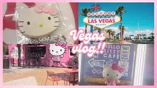 Come With Me To The Hello Kitty Cafe In Vegas!!🎀