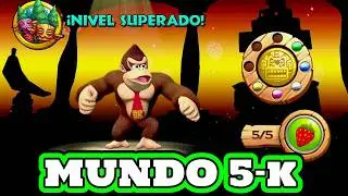 &iexcl;Solo para Valientes! TODAS las Piezas de PUZZLE del Mundo 5-K en Donkey Kong Country Returns HD