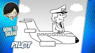 How to draw a Pilot step by step