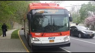 Nassau Inter-County Express: New Flyer XN40 [#1921] n20H Bus @ Rosyln Clock Tower