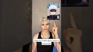 How to make gojo satoru hairstyle