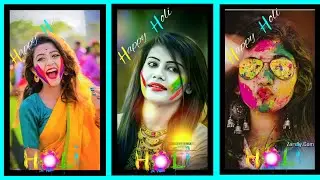Holi whatsapp status  editing in kinemastre // Holi status editing in kinemaster 2021 // HAPPY HOLI
