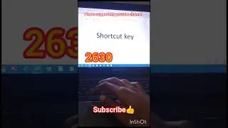 Biohazard Symbol Shortcut key in ms word #shorts #computer #msword #shortcutkeys #shortsfeed #viral