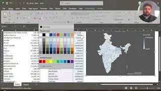Excel Tutorial | How to Create Map Chart in Excel